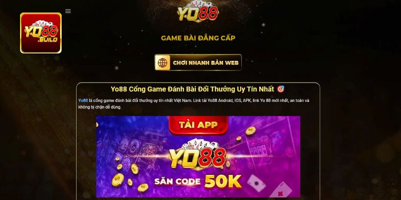 Hướng dẫn chi tiết các bước tải app YO88 trên điện thoại